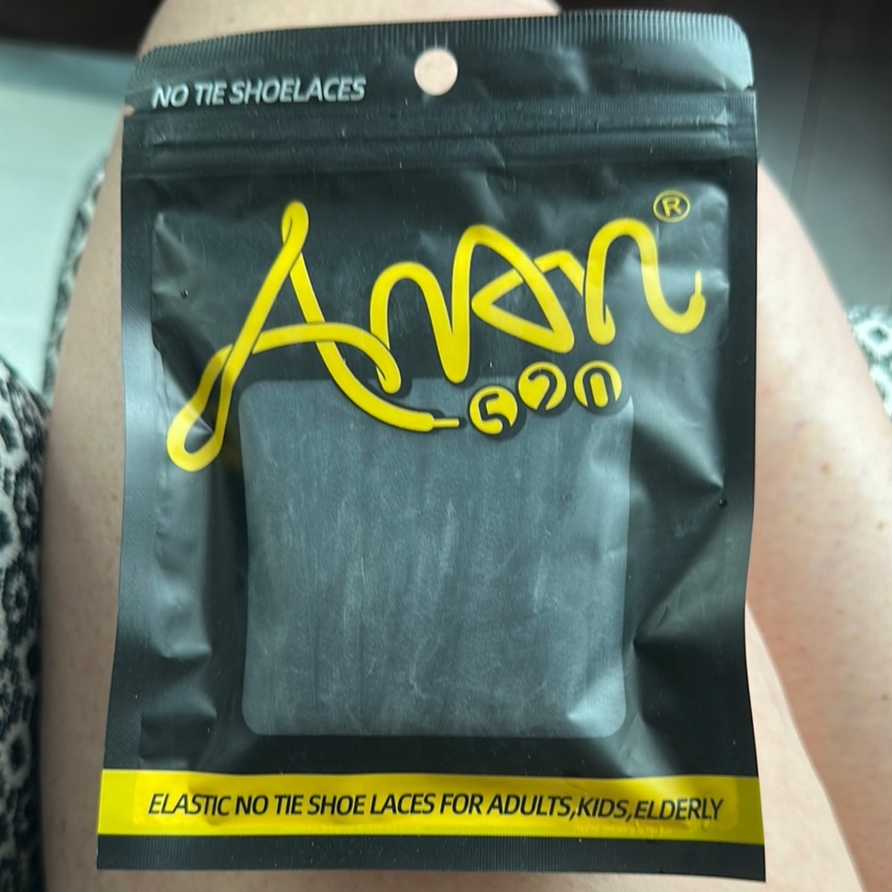 Aman Black 520 No Tie Shoelaces